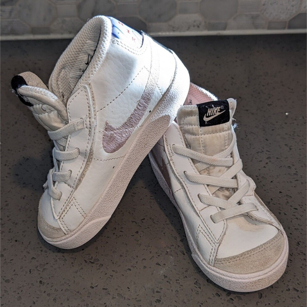 Nike Blazer Mid 77 Magic Amber Toddler 7C Retro Kids Basketball Sneakers